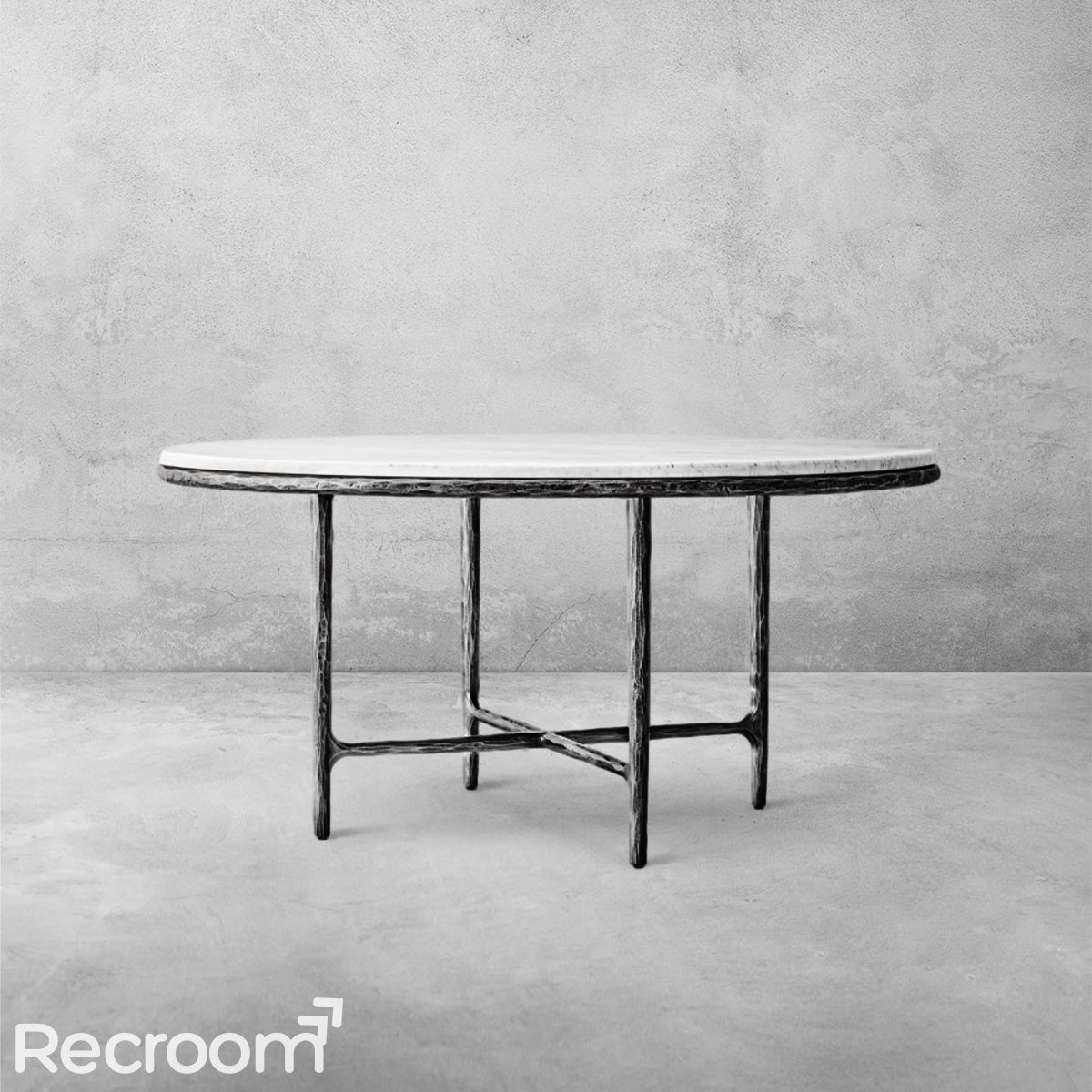 Thaddeo Marble Round Dining Table