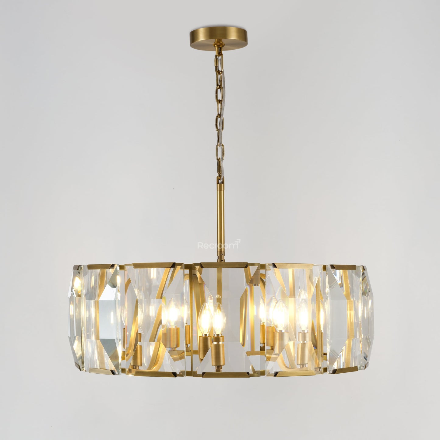 Harllow Multicurve Crystal Round Chandelier 19“ 31” 43“ 60”