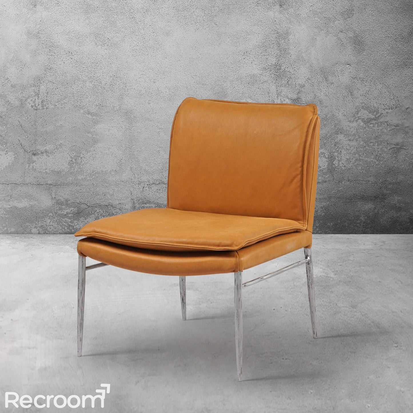 Thaddeo Vintage Leather Dining Chair