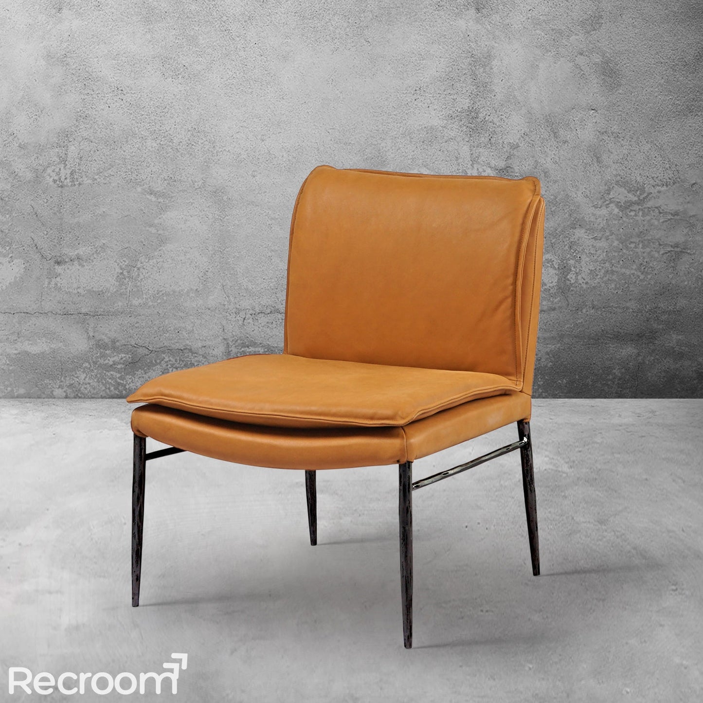 Thaddeo Vintage Leather Dining Chair