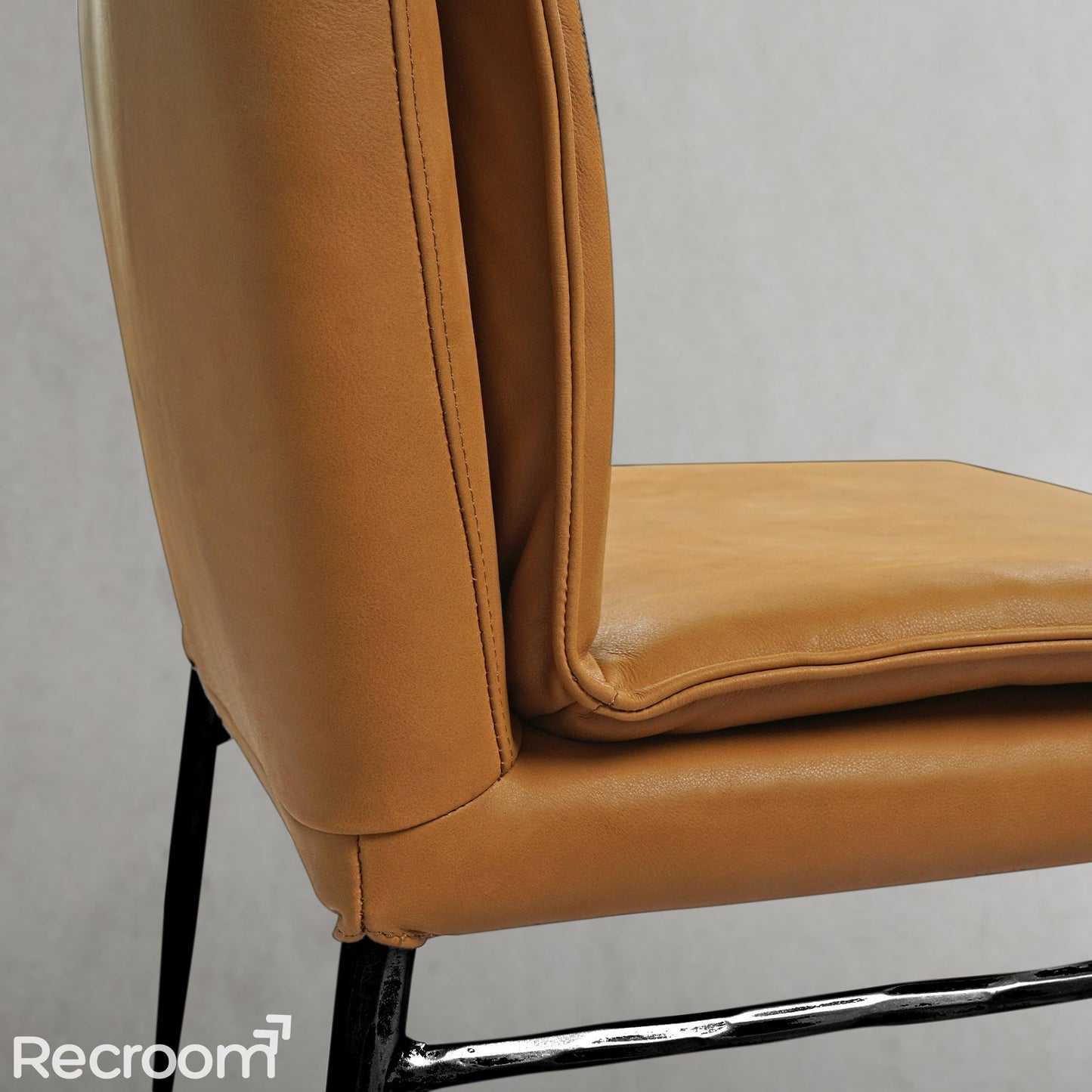 Thaddeo Vintage Leather Dining Chair