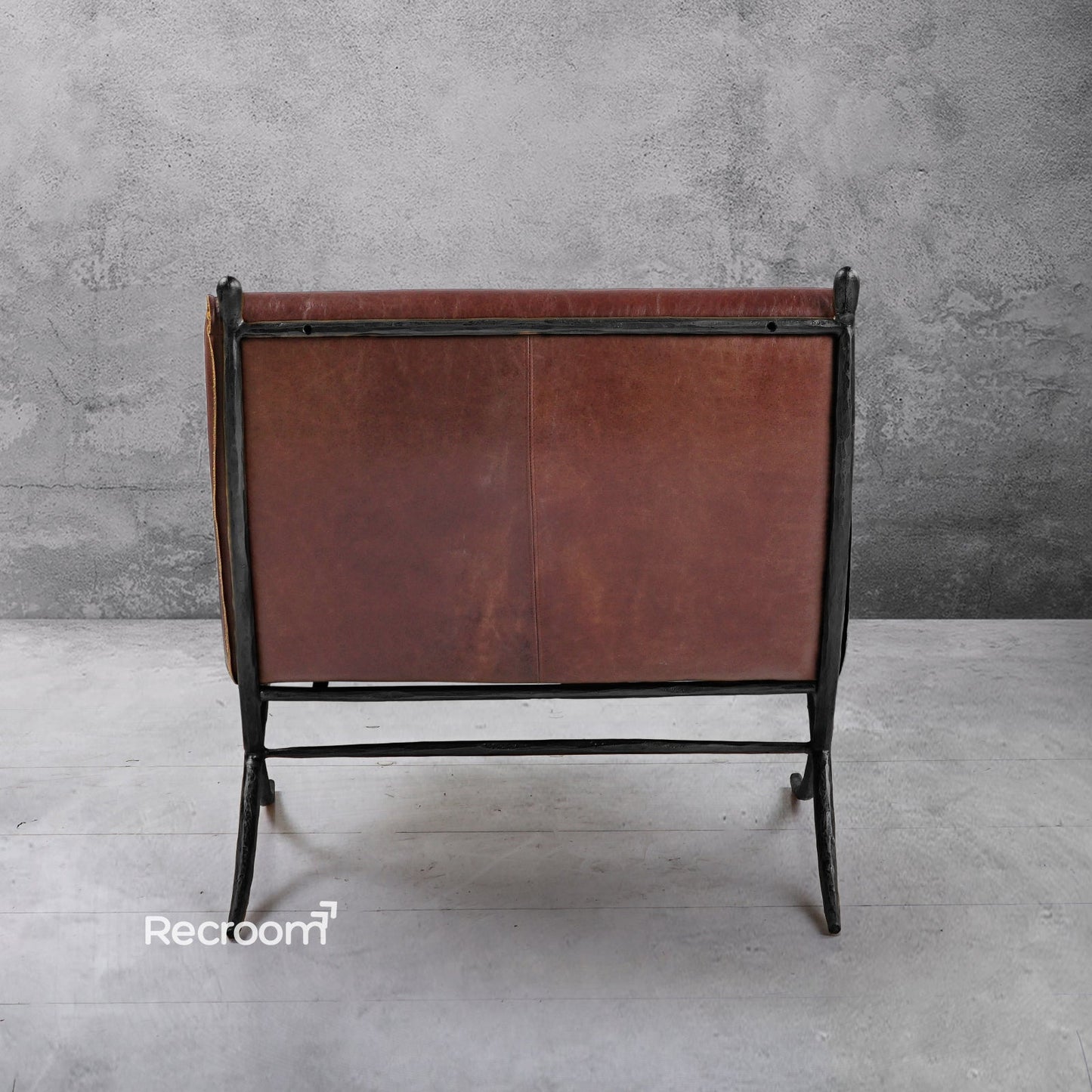 Thaddeo Vintage Leather Lounge Chair