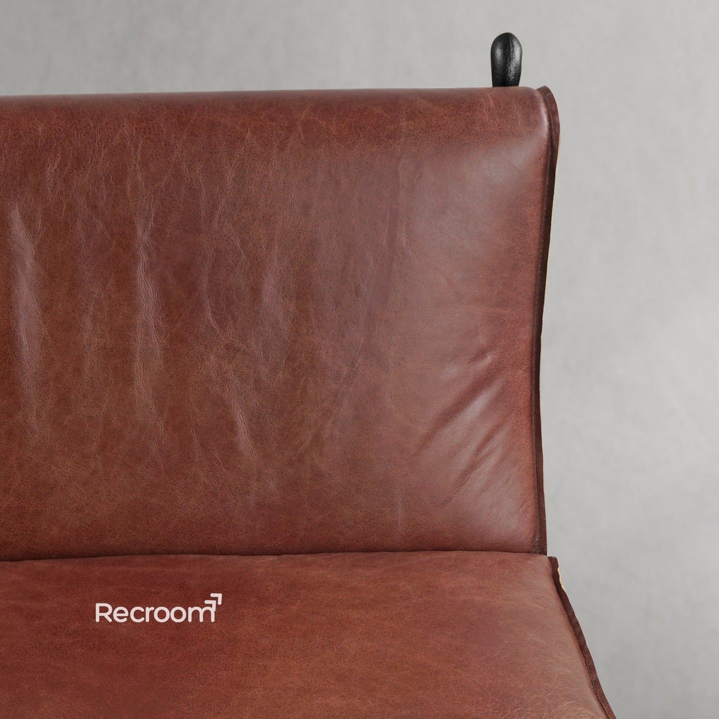 Thaddeo Vintage Leather Lounge Chair