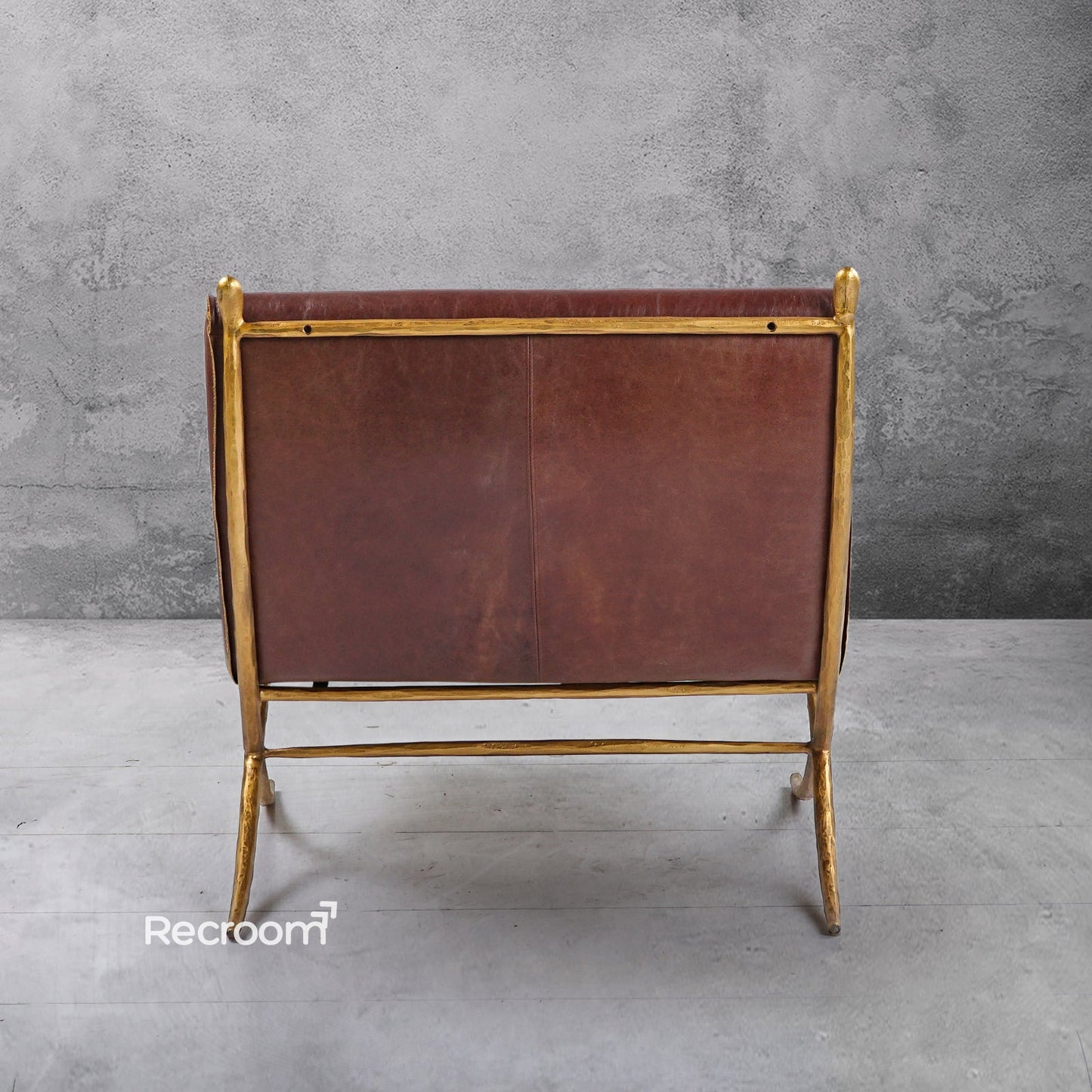 Thaddeo Vintage Leather Lounge Chair