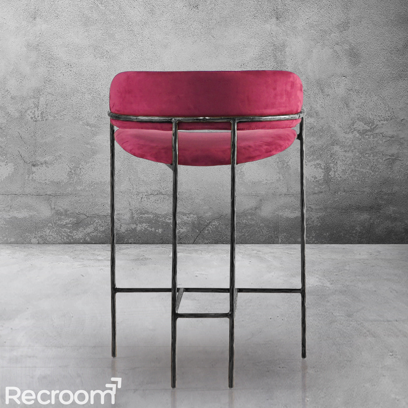 Thaddeo Vintage Armrest Bar Chair