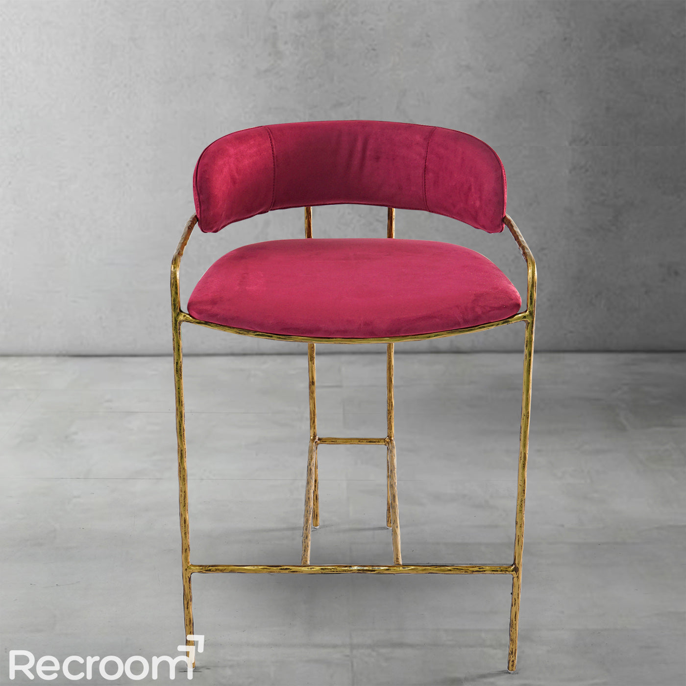 Thaddeo Vintage Armrest Bar Chair