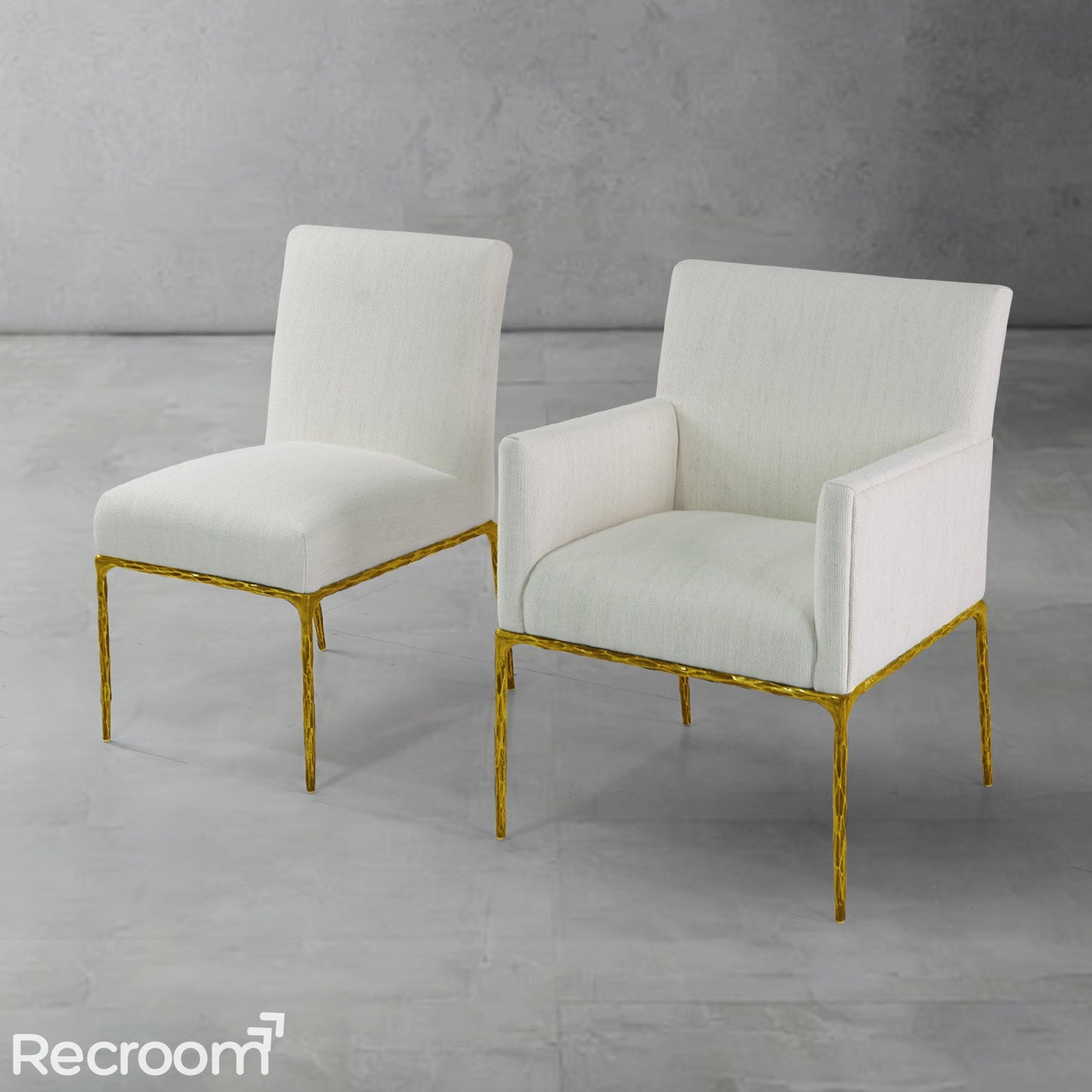 Thaddeo Track Fabric Lounge Armchair