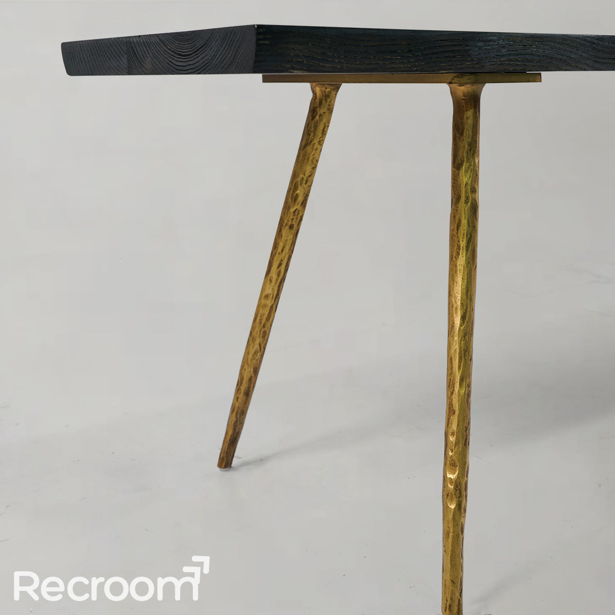 Thaddeo Vintage Style Metal Frame Dining Table