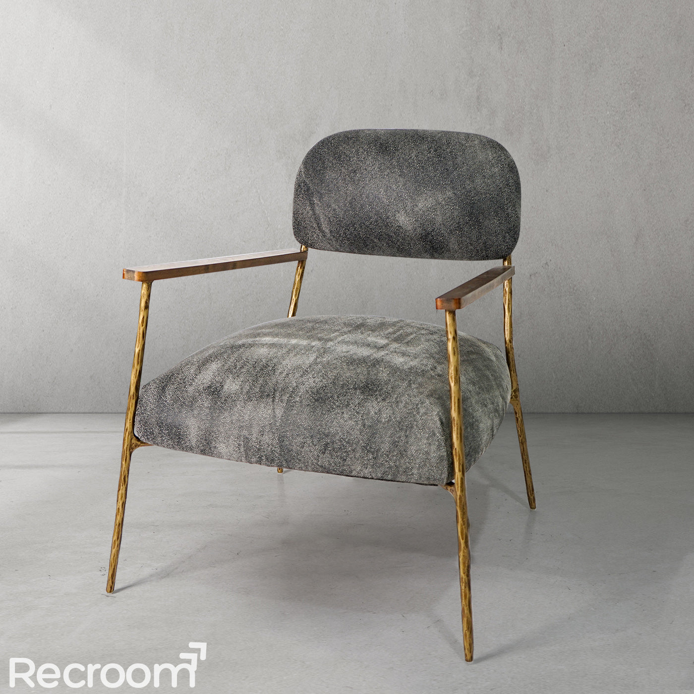 Thaddeo White Pure Wood Handrail Chair