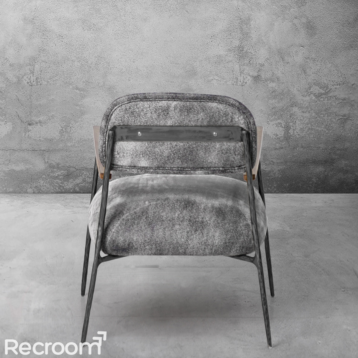 Thaddeo White Pure Wood Handrail Chair