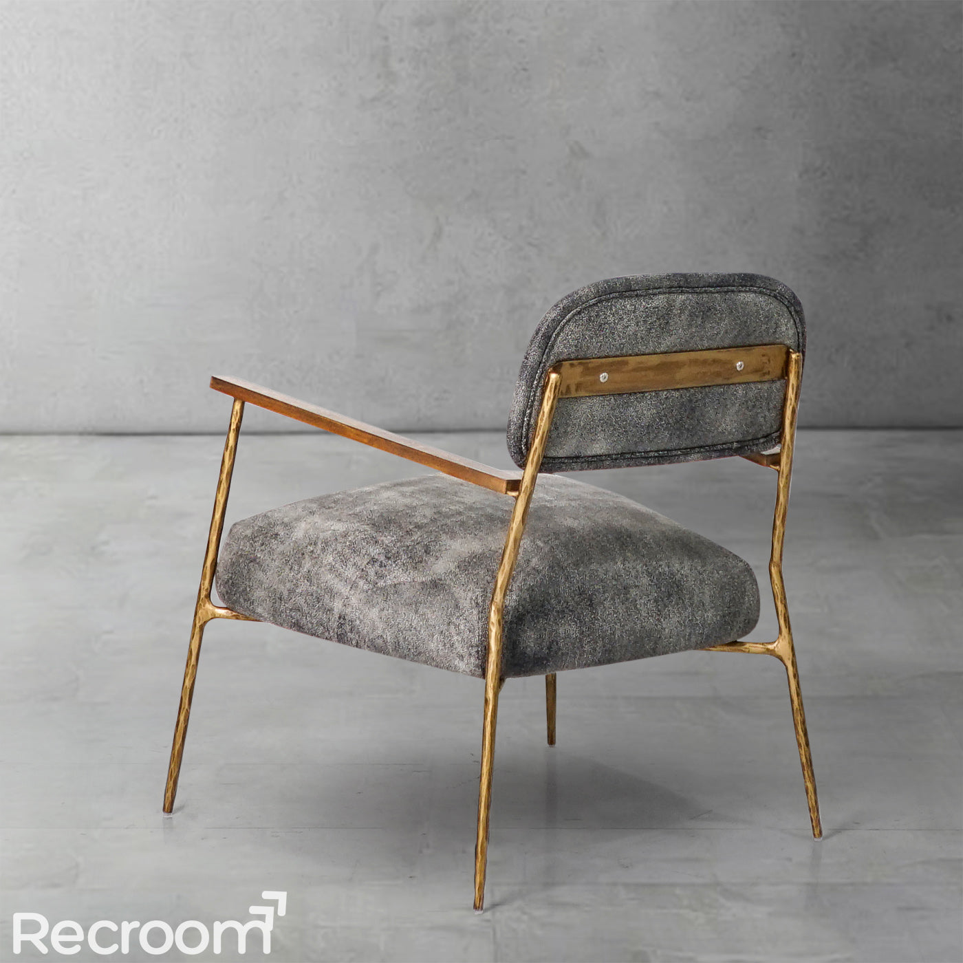 Thaddeo White Pure Wood Handrail Chair