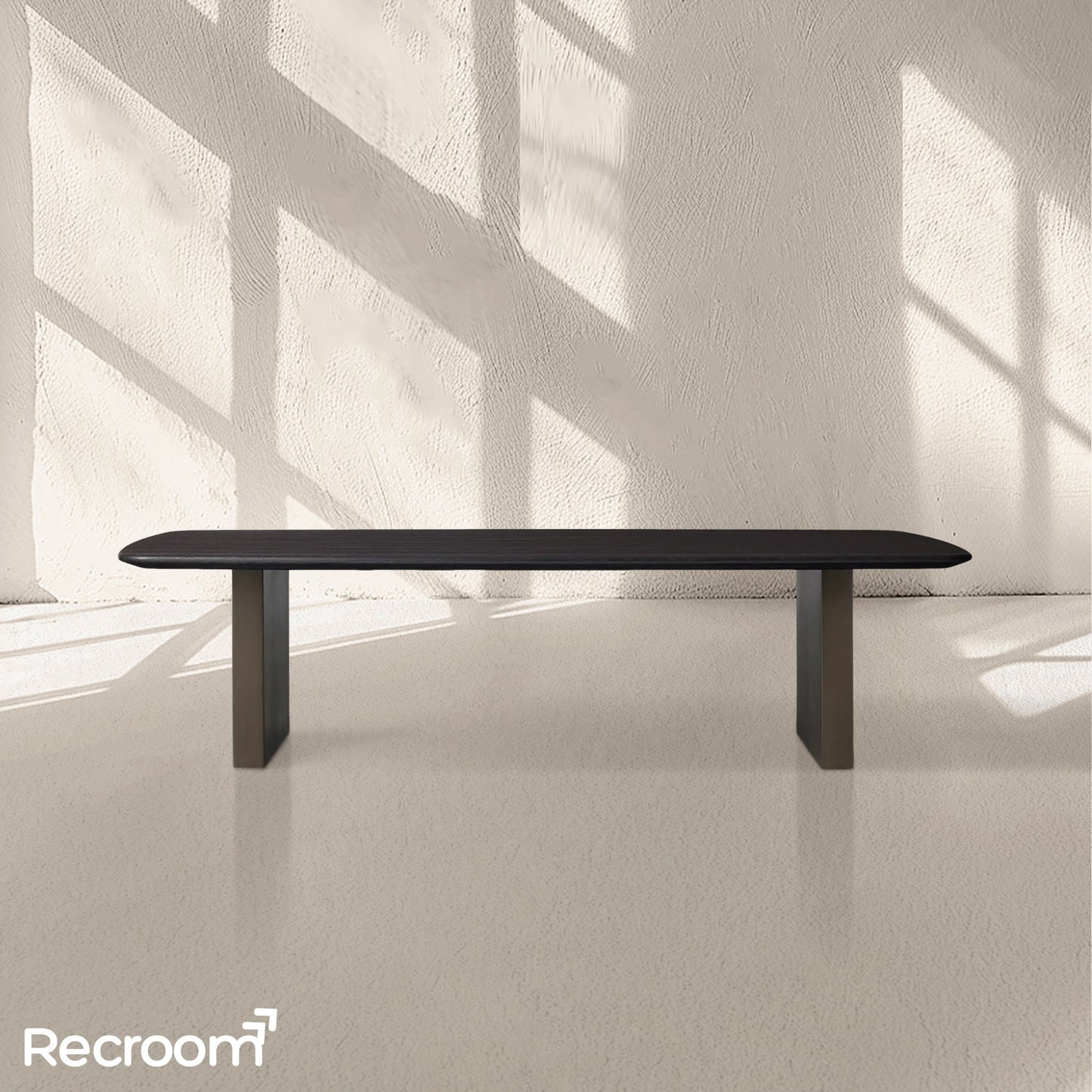 San Germani 72" Wood Coffee Table with Clement Base