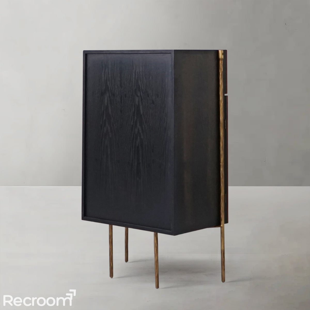 Thaddeo Frame Rattan Cabinet