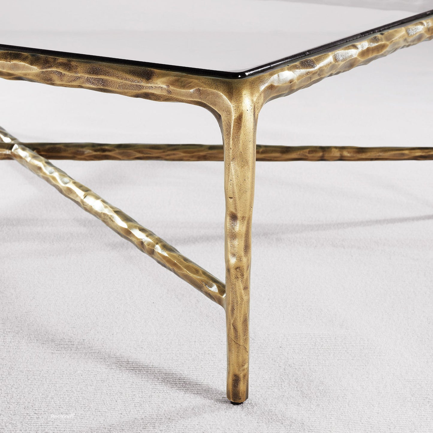 Thaddeo Glass Square Coffee Table