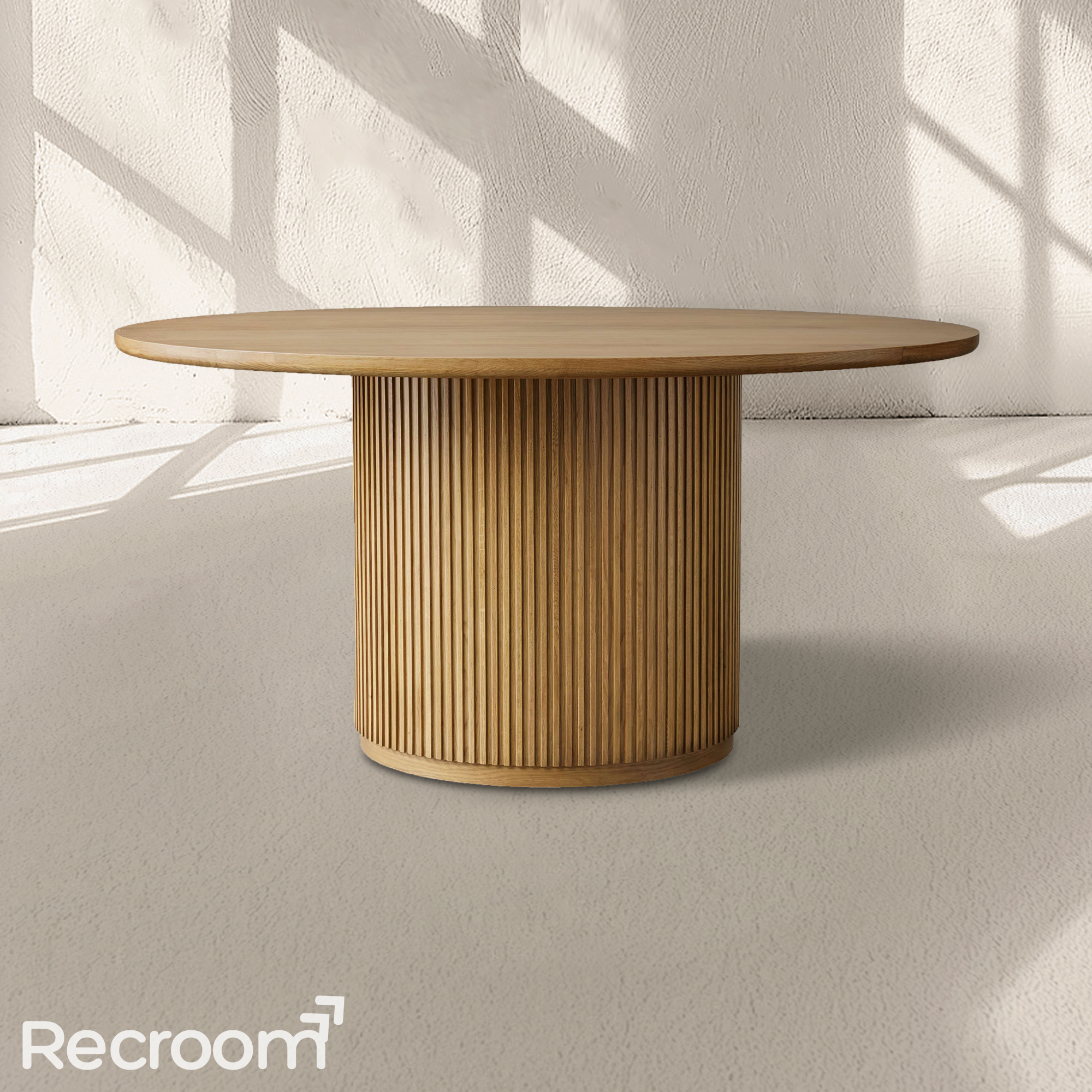 Finn Round Wood Dining Table
