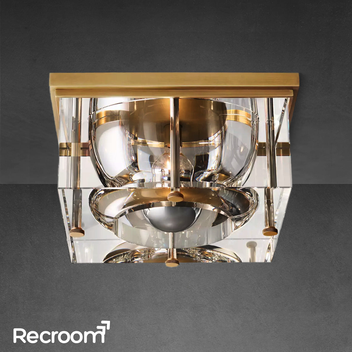 Saviler Square Flushmount 10" 12" 14"