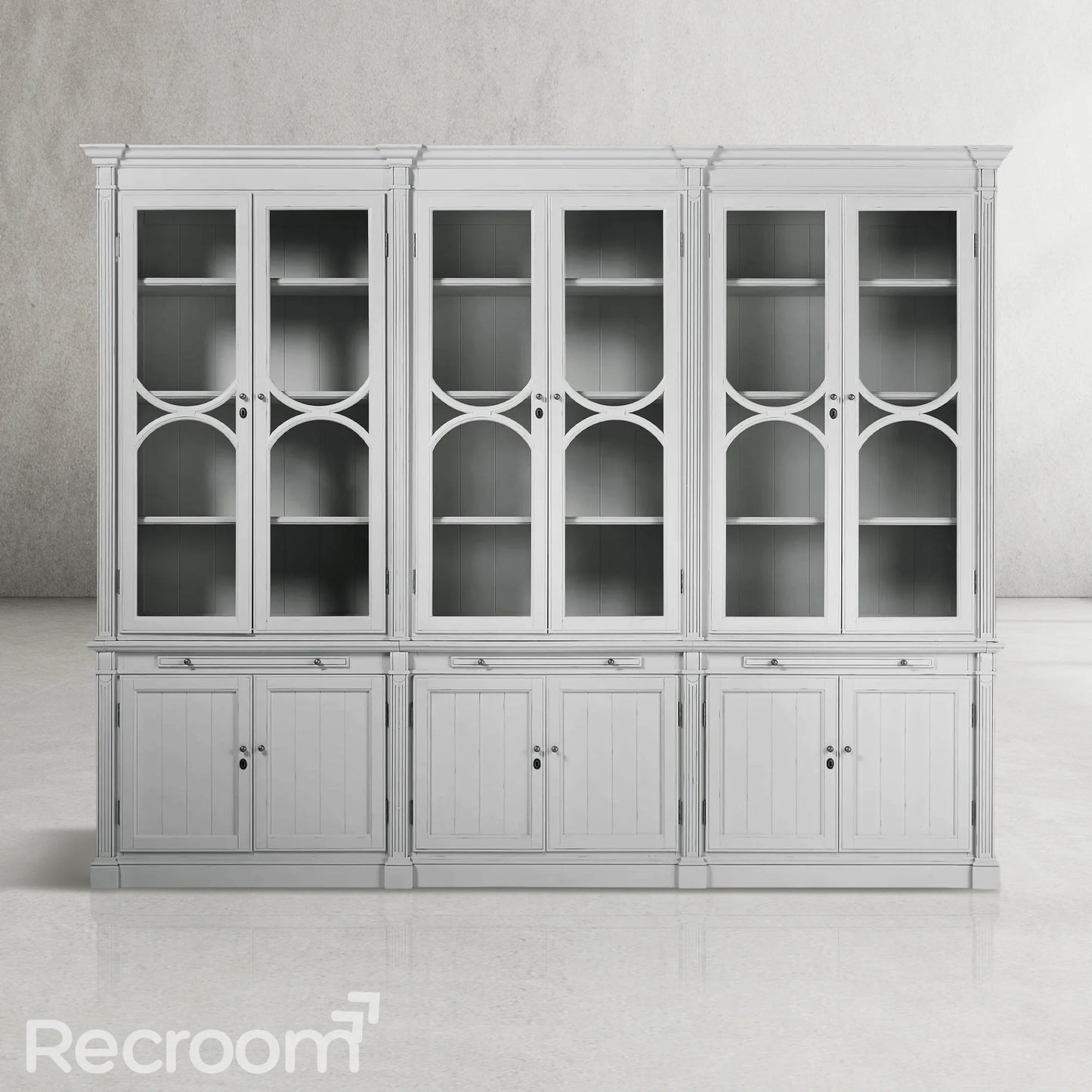 Athus Modular Triple Display Cabinet