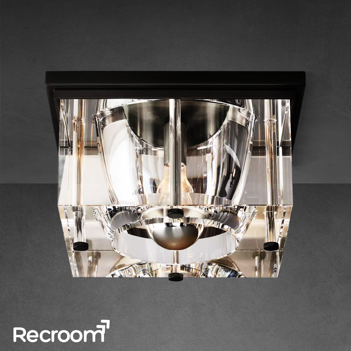 Saviler Square Flushmount 10" 12" 14"