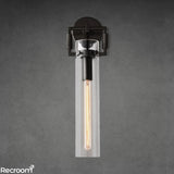 Machenist Glass Cylinder Sconce 16"