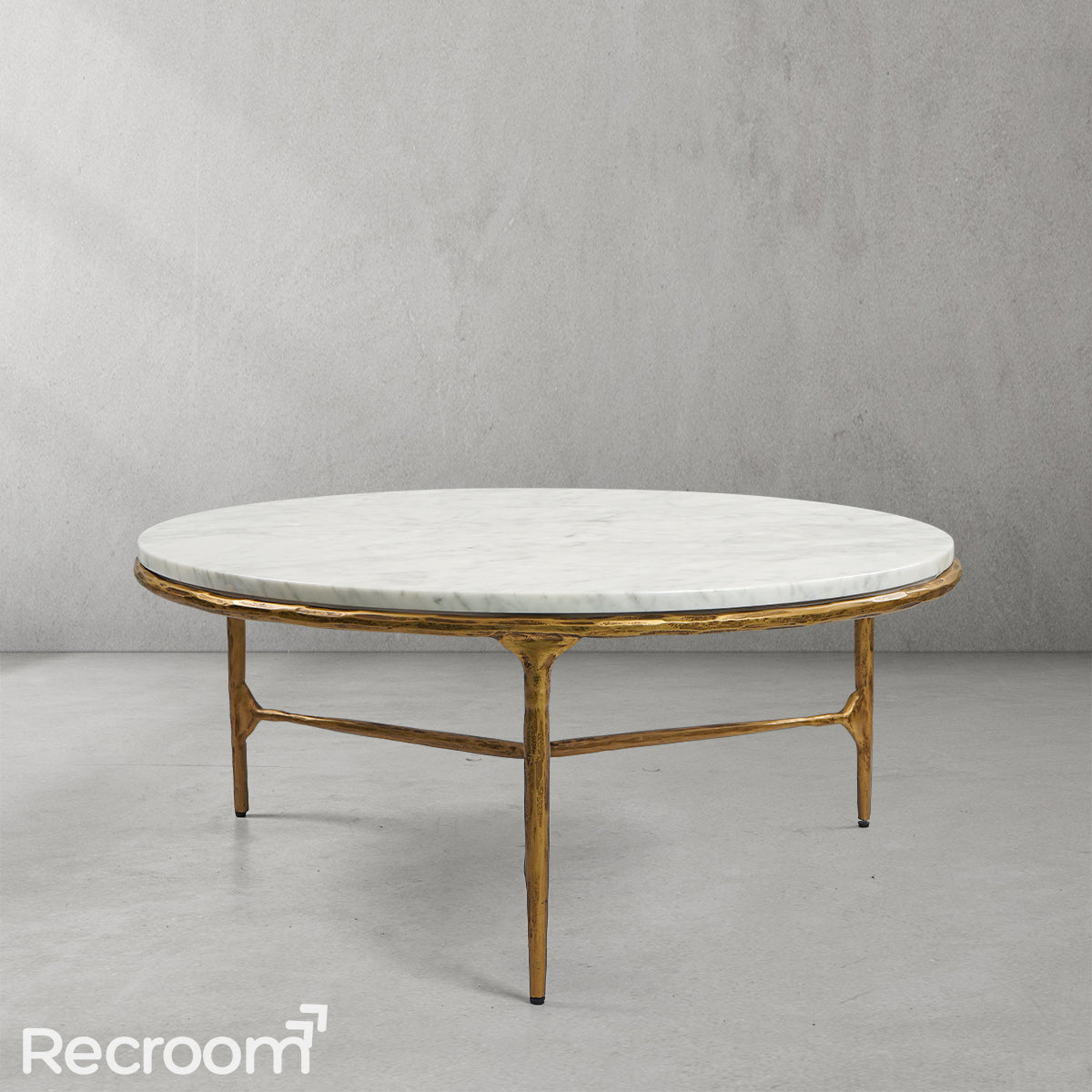 Thaddeo Marble Round Coffee Table 3 Legs