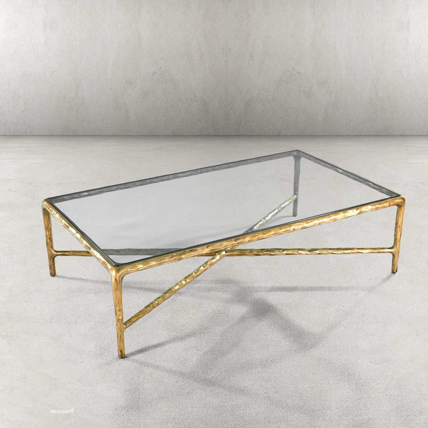 Thaddeo Glass Square Coffee Table