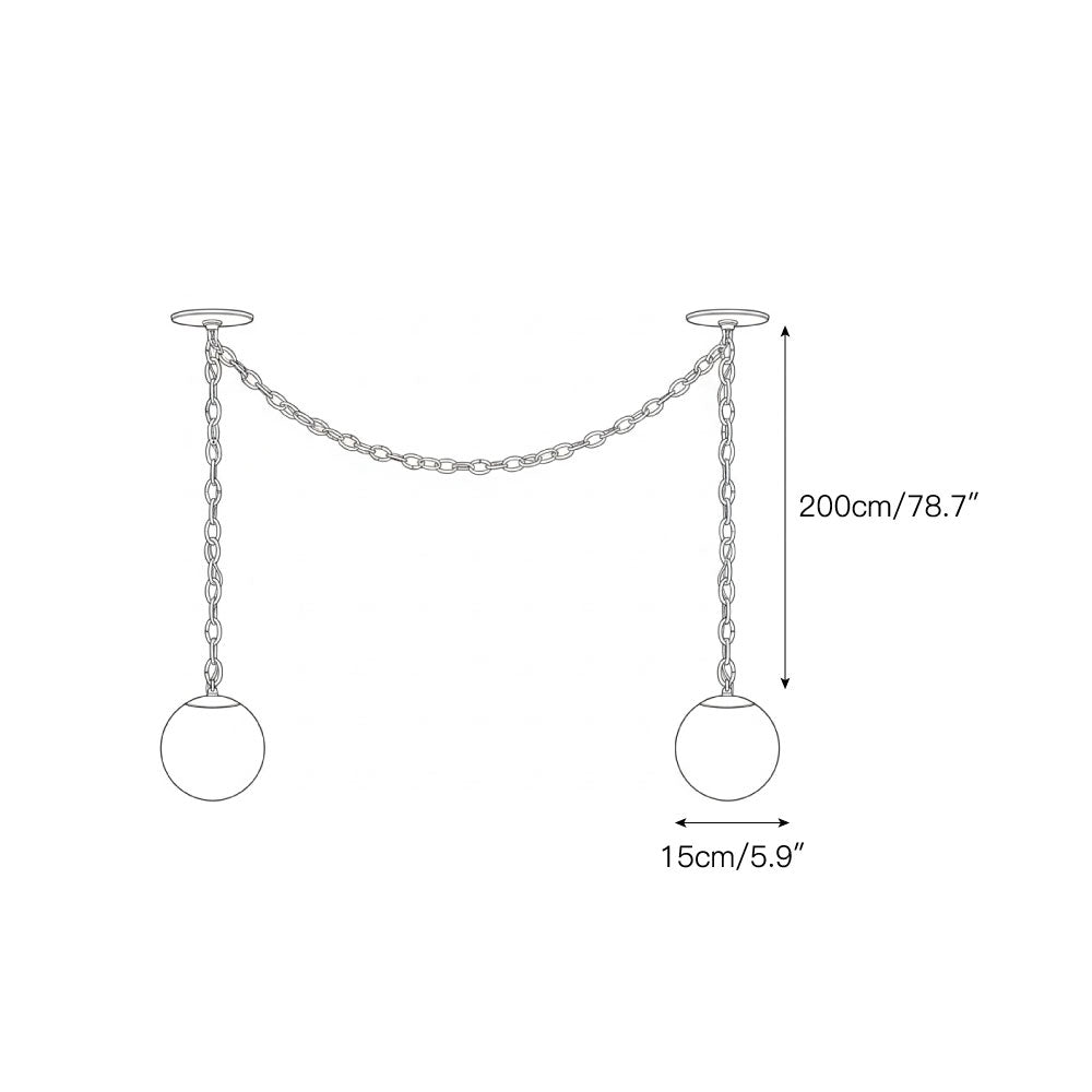 Alabaster Swag Pendant Lamp