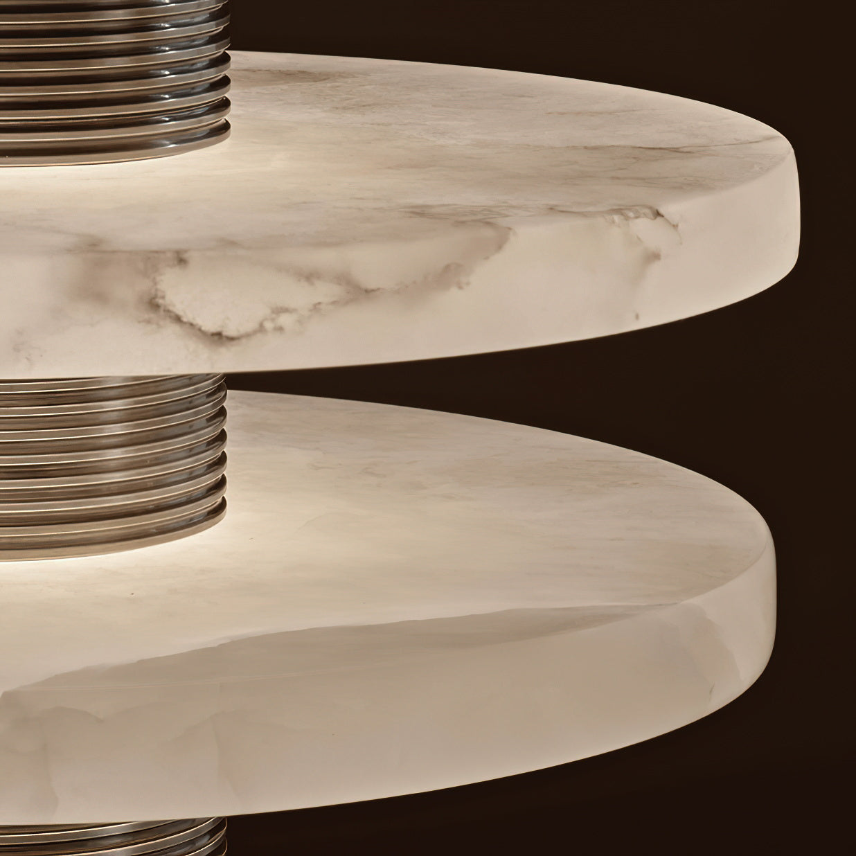 Alabaster Comet Alabaster Table Lamp