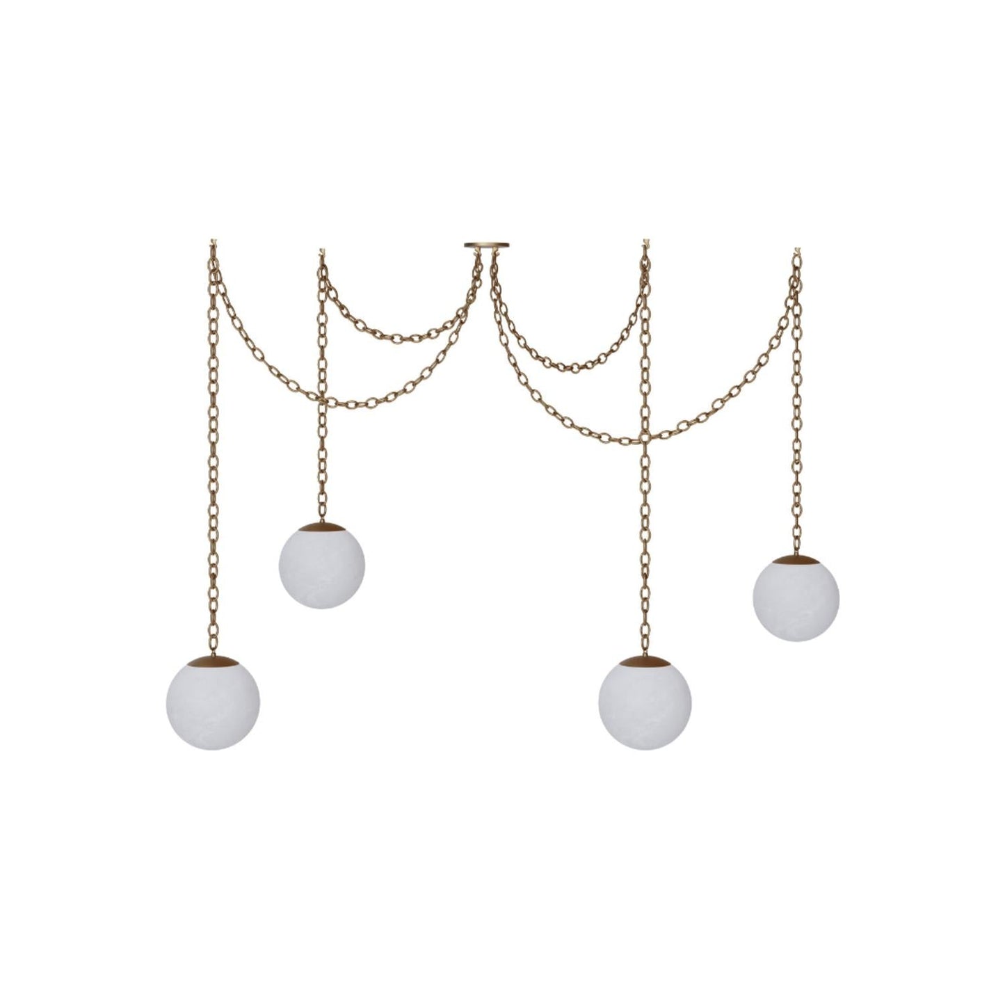 Alabaster Swag Pendant Lamp