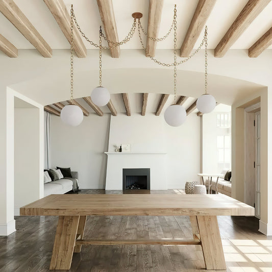 Alabaster Swag Pendant Lamp