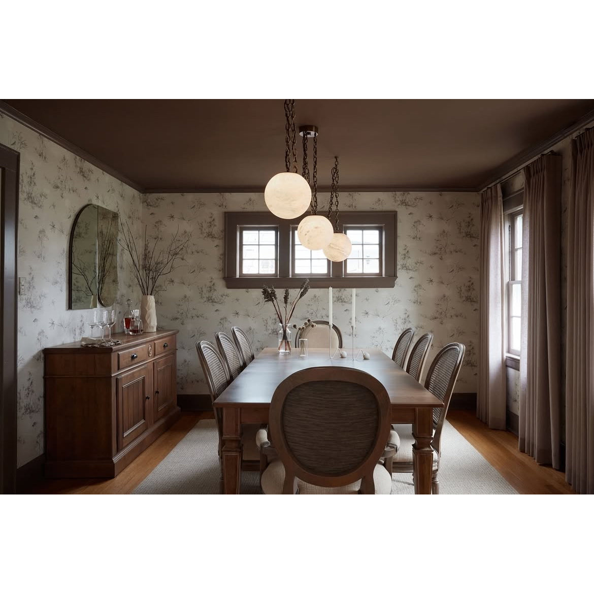 Alabaster Swag Pendant Lamp