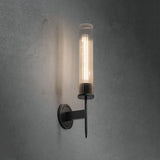 Cannel Single Candle Wall Sconce 5"