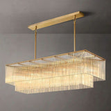 Lumarra Rectangular  Living Room Chandelier 54"