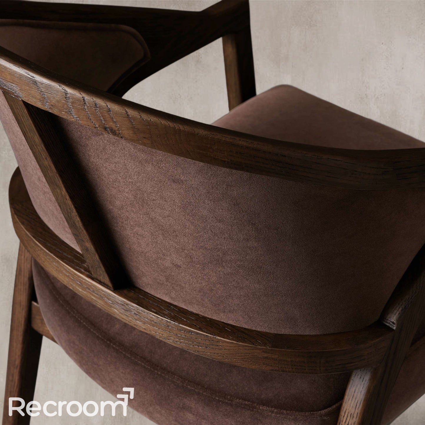 Artmee Upholstered Back Dining Arm Chair