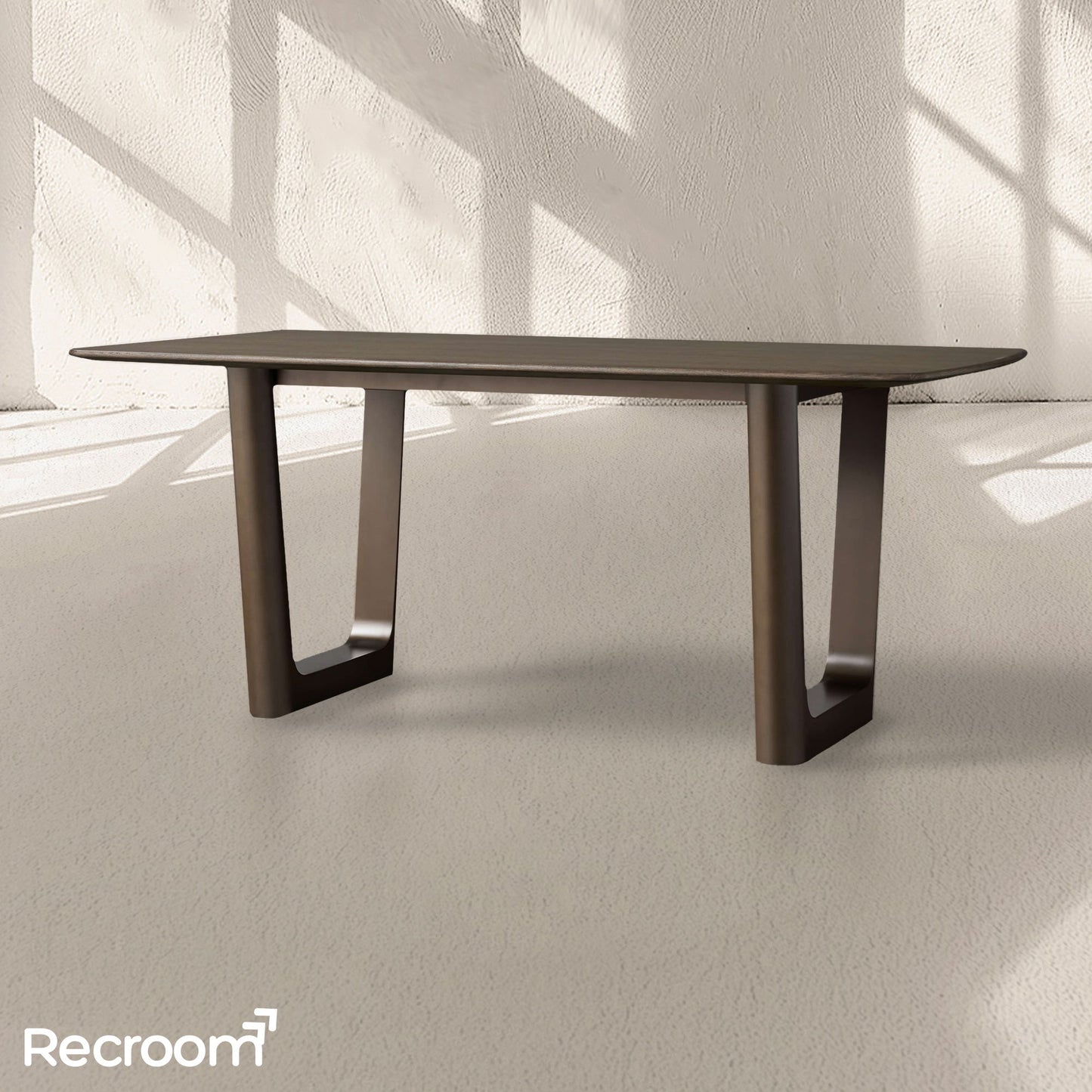 San Germani Wood Dining Table with Rennes Base
