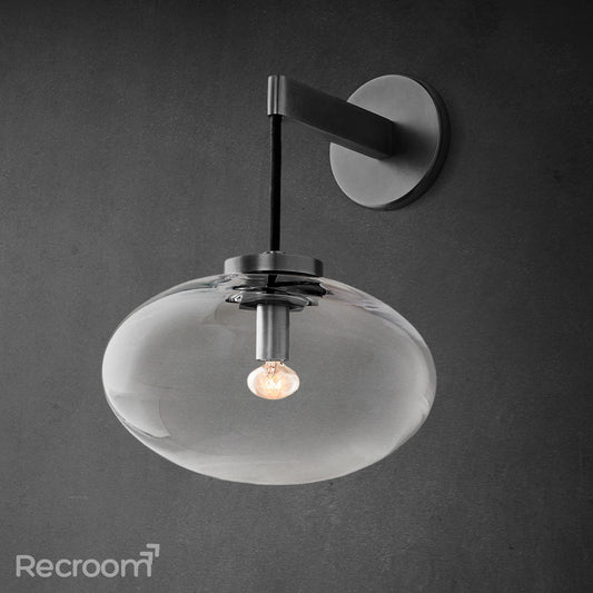 Cabretten Clear Glass Sconce 11"