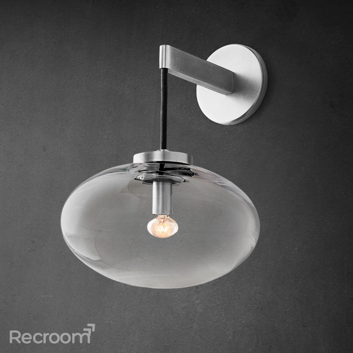 Cabretten Clear Glass Sconce 11"