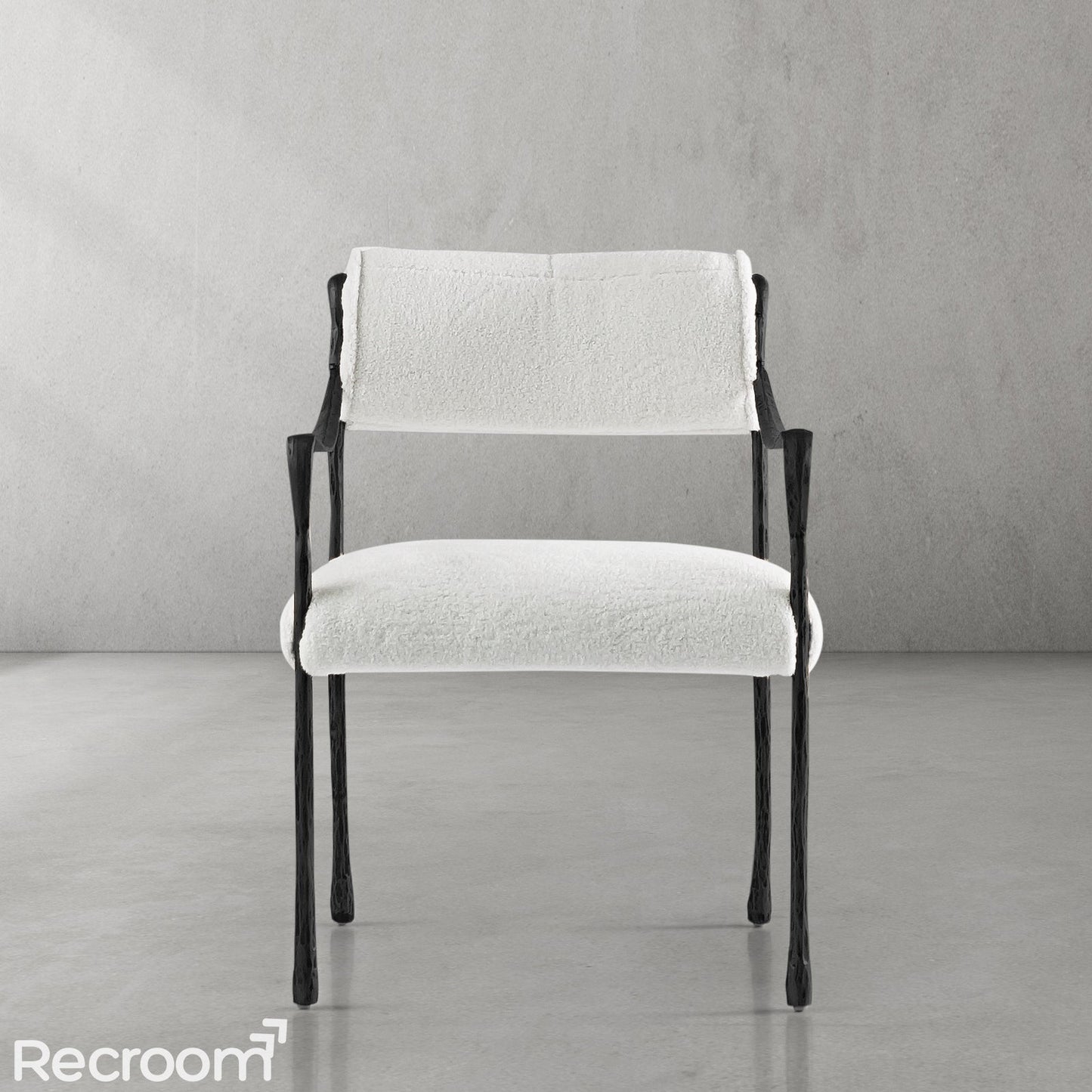 Thaddeo Retro Copper Iron Frame Dining Chair