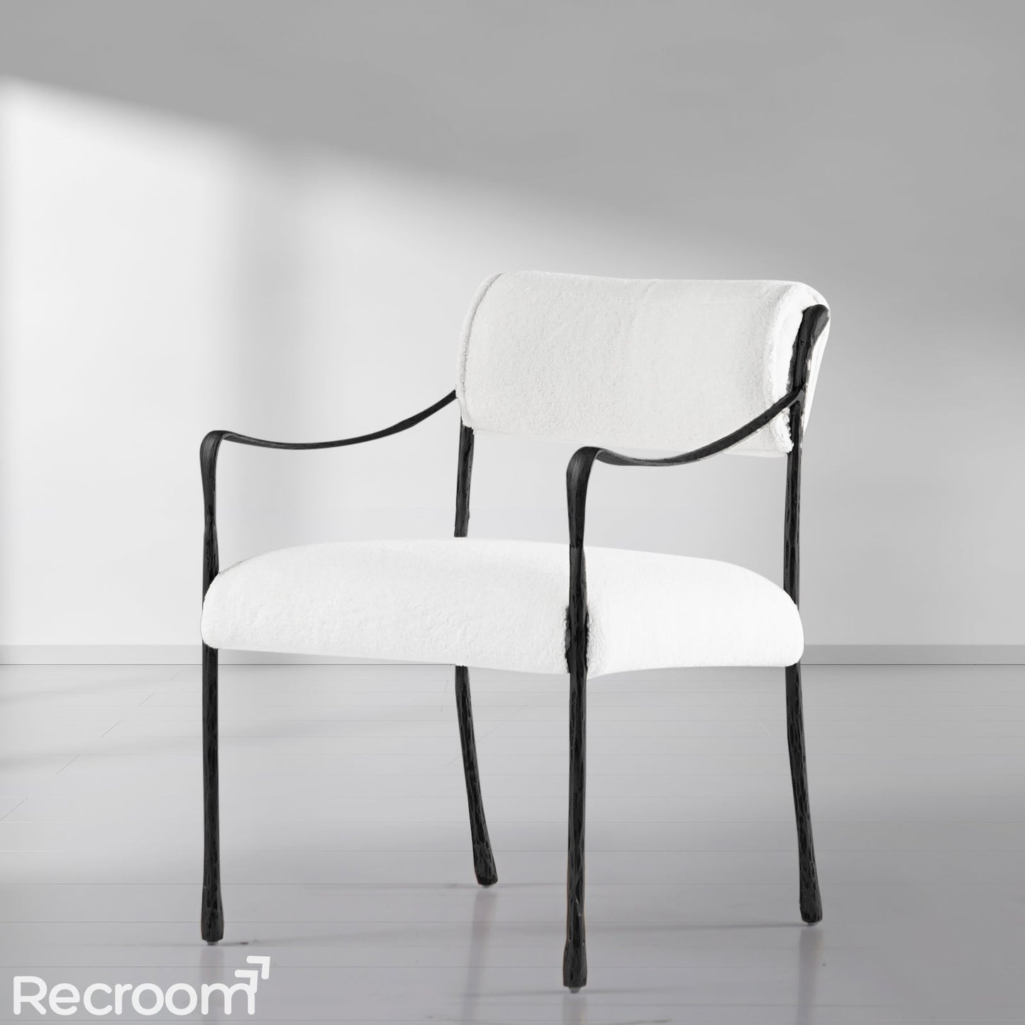 Thaddeo Retro Copper Iron Frame Dining Chair