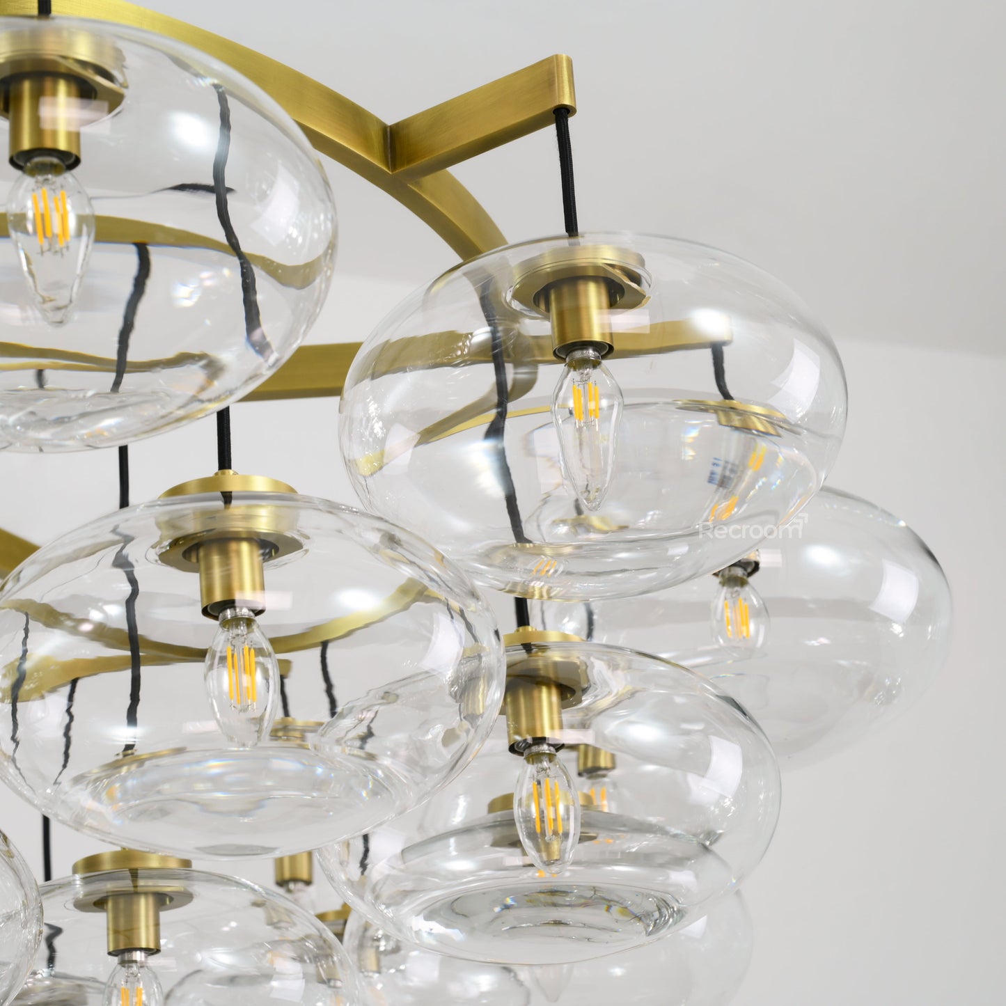 Cabretten Clear Glass Round Chandelier 60"