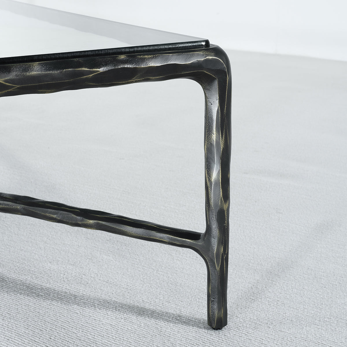 Thaddeo Glass Square Coffee Table