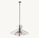 Bloomy Clear Glass Cloche Grand Pendant