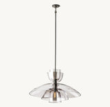 Bloomy Clear Glass Cloche Grand Pendant