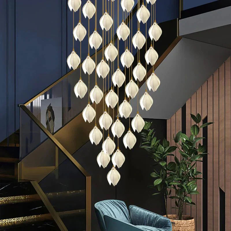 Bloom Ceramic Chandelier Light