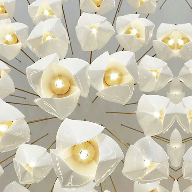 Bloom Ceramic Chandelier Light