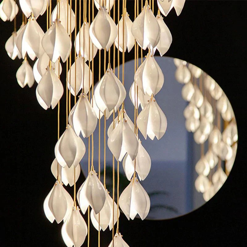 Bloom Ceramic Chandelier Light
