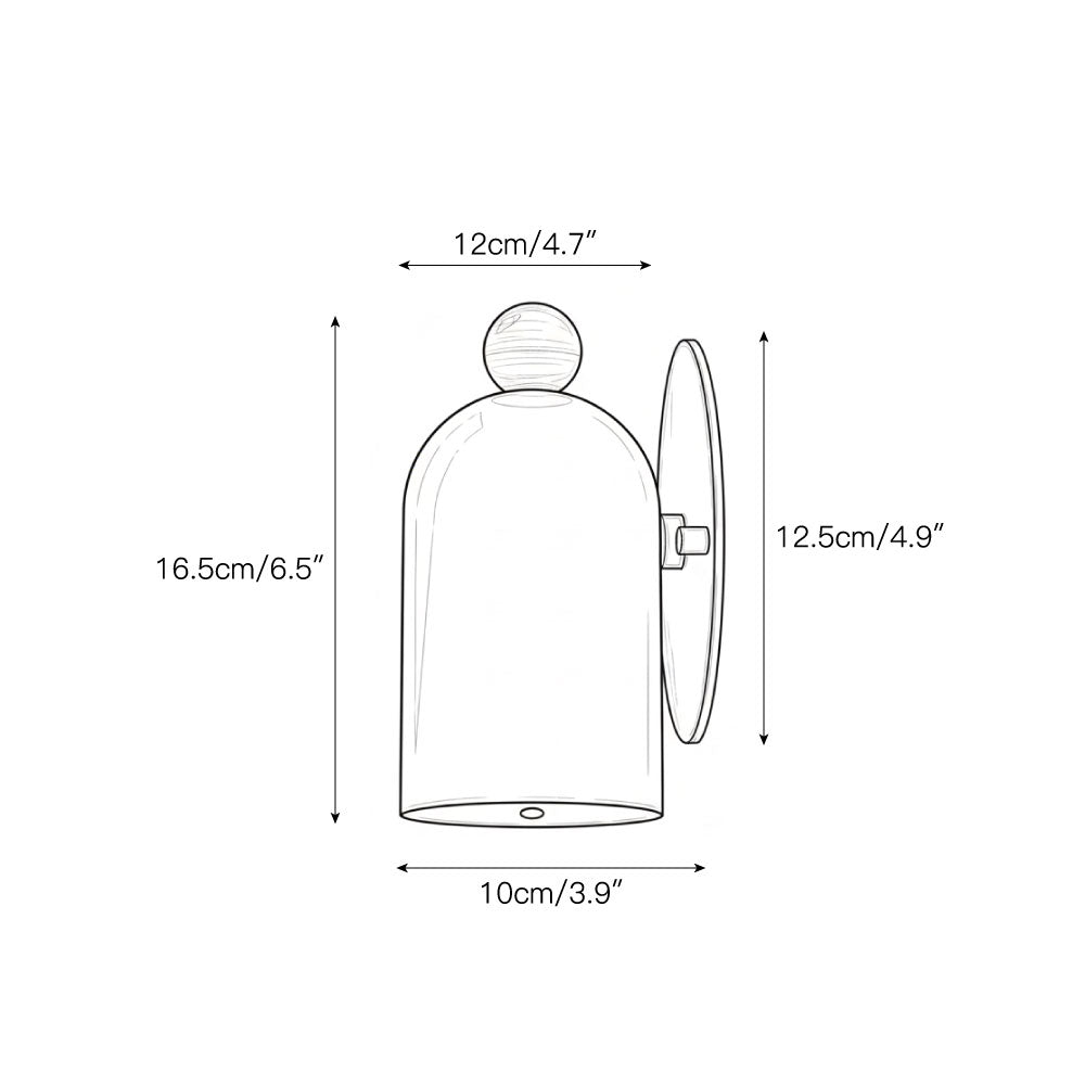 Bombelles Alabaster Wall Lamp