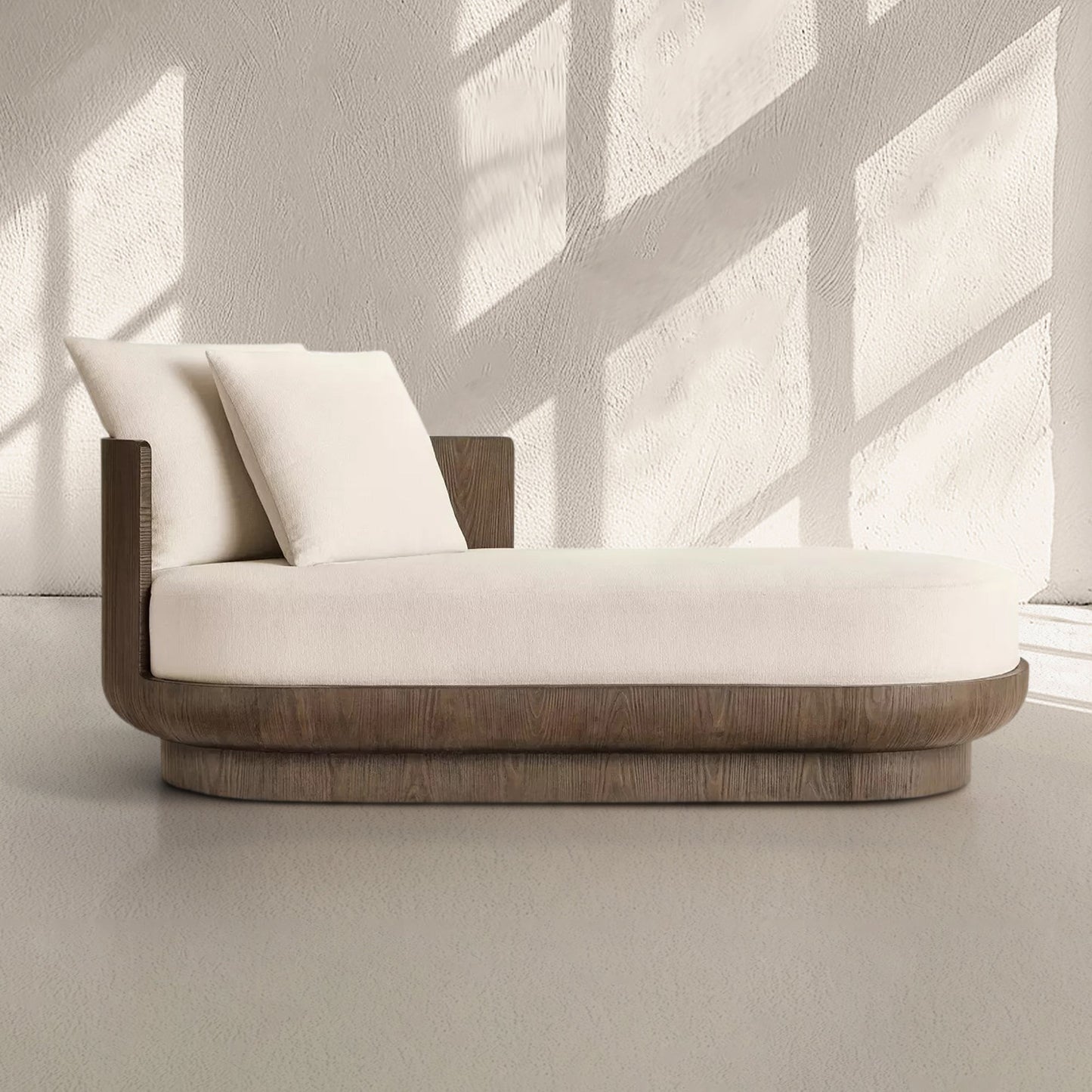 Cira Fabric Left-Arm Daybed