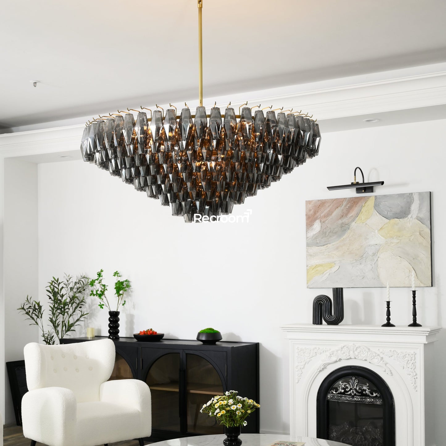 Chia Round Tired Chandelier 47"