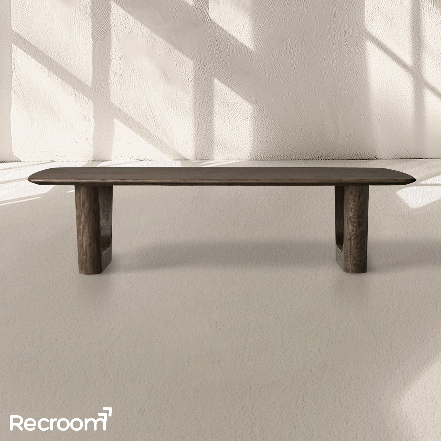 San Germani 72" Wood Coffee Table with Rennes Base