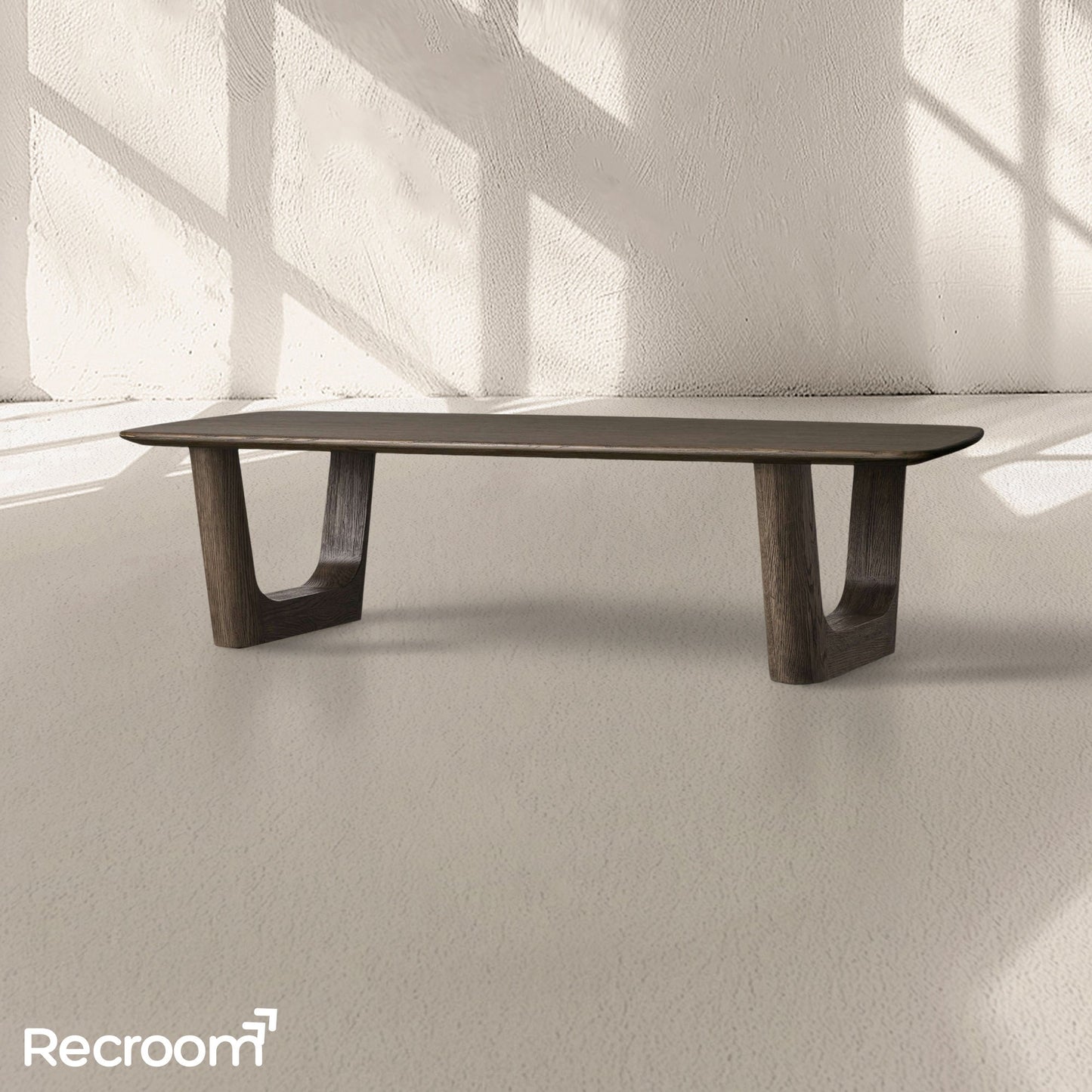 San Germani 72" Wood Coffee Table with Rennes Base